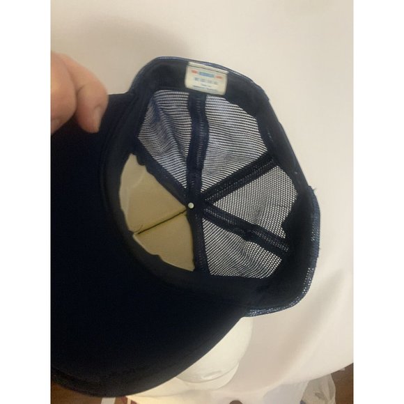 Kenda America’s Best Trucker Hat Cap Snapback One Size Blue Mesh Back Foam - Picture 4 of 4